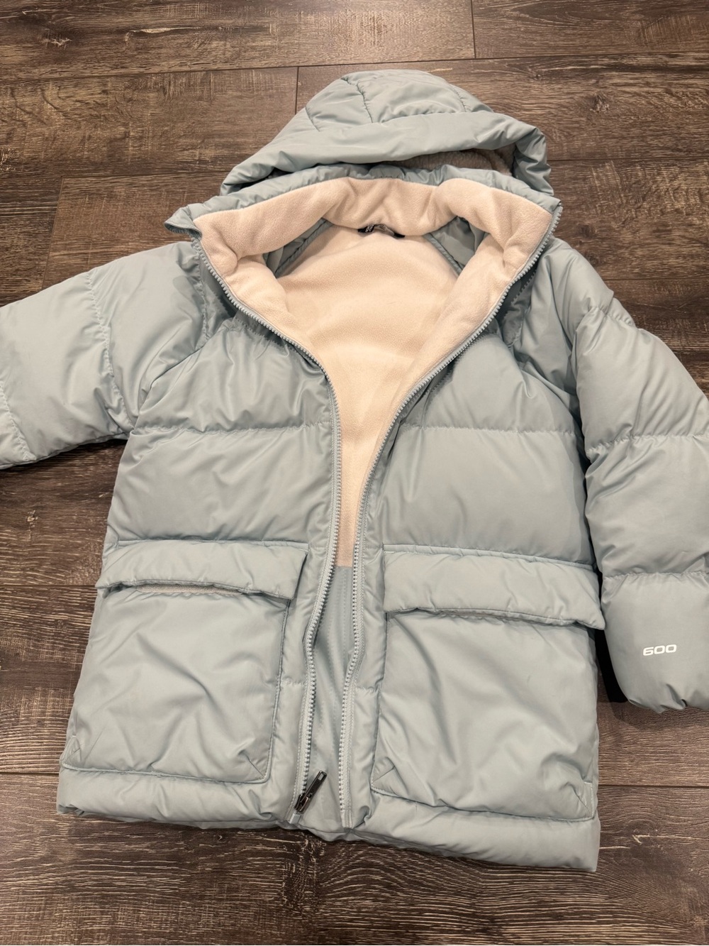 The North Face Puffer Jacket with Hood - kid size s (7-8)